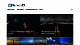 What Planetims.org website looked like in 2019 (4 years ago)