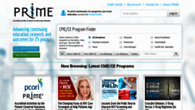 What Primeinc.org website looked like in 2019 (4 years ago)