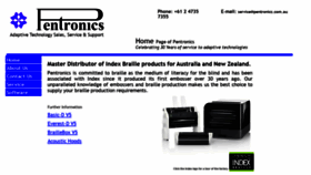 What Pentronics.com.au website looked like in 2019 (4 years ago)