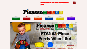 What Picassotiles.com website looked like in 2019 (4 years ago)
