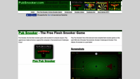 What Pubsnooker.com website looked like in 2019 (4 years ago)