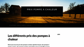 What Prix-pompe-chaleur.fr website looked like in 2019 (4 years ago)