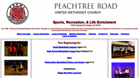 What Prumcsports.org website looked like in 2019 (4 years ago)