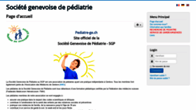 What Pediatre-ge.ch website looked like in 2019 (4 years ago)
