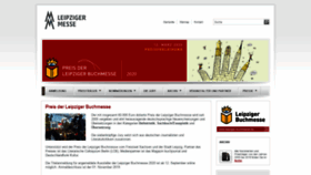 What Preis-der-leipziger-buchmesse.de website looked like in 2019 (4 years ago)