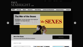What Paulseabright.com website looked like in 2019 (4 years ago)