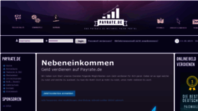 What Payrate.de website looked like in 2019 (4 years ago)