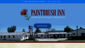 What Paintbrushinn.com website looked like in 2019 (4 years ago)
