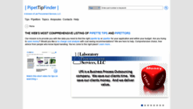What Pipettipfinder.com website looked like in 2019 (4 years ago)