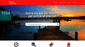 What Planmytrip.fr website looked like in 2019 (4 years ago)