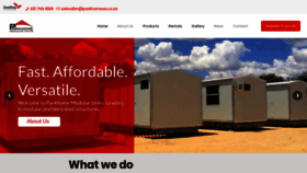 What Parkhomesa.co.za website looked like in 2019 (4 years ago)