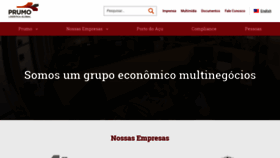 What Prumologistica.com.br website looked like in 2019 (4 years ago)