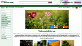 What Primrose.co website looked like in 2019 (4 years ago)