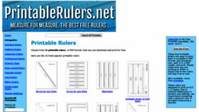What Printablerulers.net website looked like in 2019 (4 years ago)