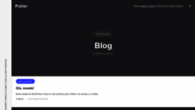 What Publer.com.br website looked like in 2019 (4 years ago)