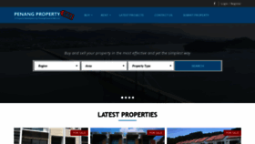 What Penangpropertysale.com website looked like in 2019 (4 years ago)