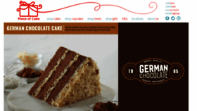 What Pieceofcakeinc.com website looked like in 2019 (4 years ago)