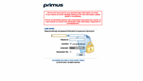 What Primusmail.ca website looked like in 2019 (4 years ago)
