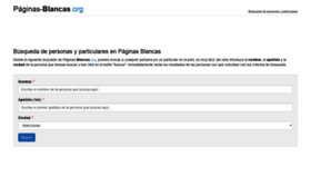 What Paginas-blancas.org website looked like in 2019 (4 years ago)