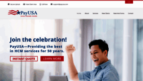 What Payusa.com website looked like in 2019 (4 years ago)