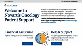 What Patient.novartisoncology.com website looked like in 2019 (4 years ago)