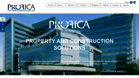 What Profica.com website looked like in 2019 (4 years ago)