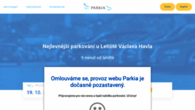 What Parkia.cz website looked like in 2019 (4 years ago)
