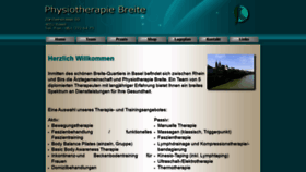 What Physiobreite.ch website looked like in 2019 (4 years ago)