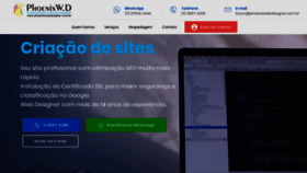 What Phoenixwebdesigner.com.br website looked like in 2019 (4 years ago)