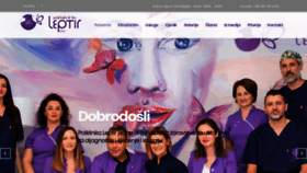 What Poliklinika-leptir.hr website looked like in 2019 (4 years ago)