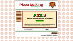 What Pizzamaking.com website looked like in 2019 (4 years ago)