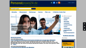 What Personalpraxis24.de website looked like in 2019 (4 years ago)