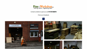 What Pine-workshop.com website looked like in 2019 (4 years ago)
