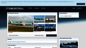 What Planespotters.net website looked like in 2019 (4 years ago)