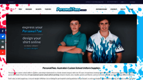 What Personalitees.com.au website looked like in 2019 (4 years ago)
