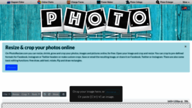 What Photoresizer.com website looked like in 2019 (4 years ago)