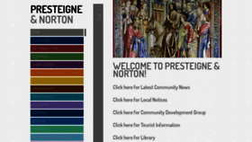 What Presteigne.org.uk website looked like in 2019 (4 years ago)
