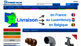 What Plomberie-online.fr website looked like in 2019 (6 years ago)