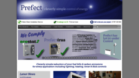 What Prefectcontrols.com website looked like in 2019 (4 years ago)