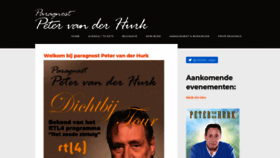 What Petervanderhurk.nl website looked like in 2019 (4 years ago)