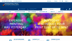 What Printout24.com website looked like in 2019 (4 years ago)
