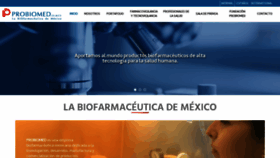 What Probiomed.com.mx website looked like in 2019 (4 years ago)