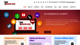 What Phpecommercescript.com website looked like in 2019 (4 years ago)