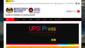 What Penerbit.upsi.edu.my website looked like in 2019 (4 years ago)
