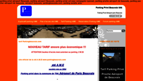 What Parkingbeauvais.com website looked like in 2019 (4 years ago)
