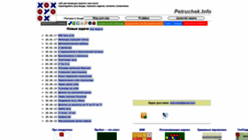 What Petruchek.info website looked like in 2019 (4 years ago)