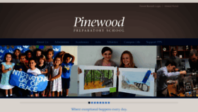 What Pinewoodprep.com website looked like in 2019 (4 years ago)