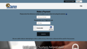 What Pay.icsystem.com website looked like in 2019 (4 years ago)