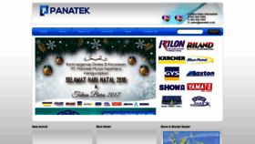 What Panatek.co.id website looked like in 2019 (4 years ago)