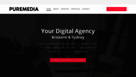 What Puremedia.com.au website looked like in 2019 (4 years ago)